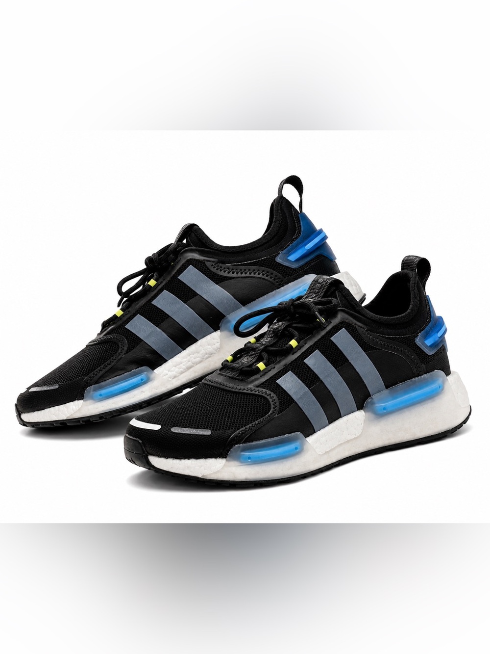 Adidas NMD S1 Black Blue Boost Sneakers Size 6 GW1481 Running Shoes - New no tag